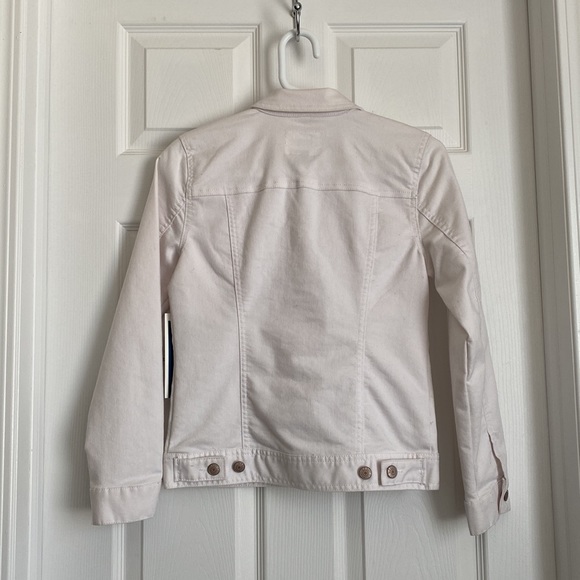 Old Navy White Classic Jean Jacket - Picture 2 of 4